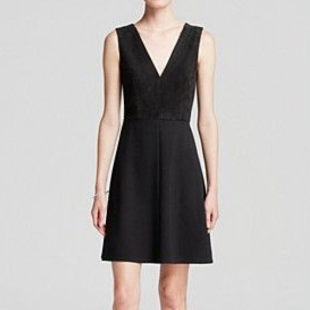 Theory Darloa Idol Jersey Fit & Flare Dress in Black US 12